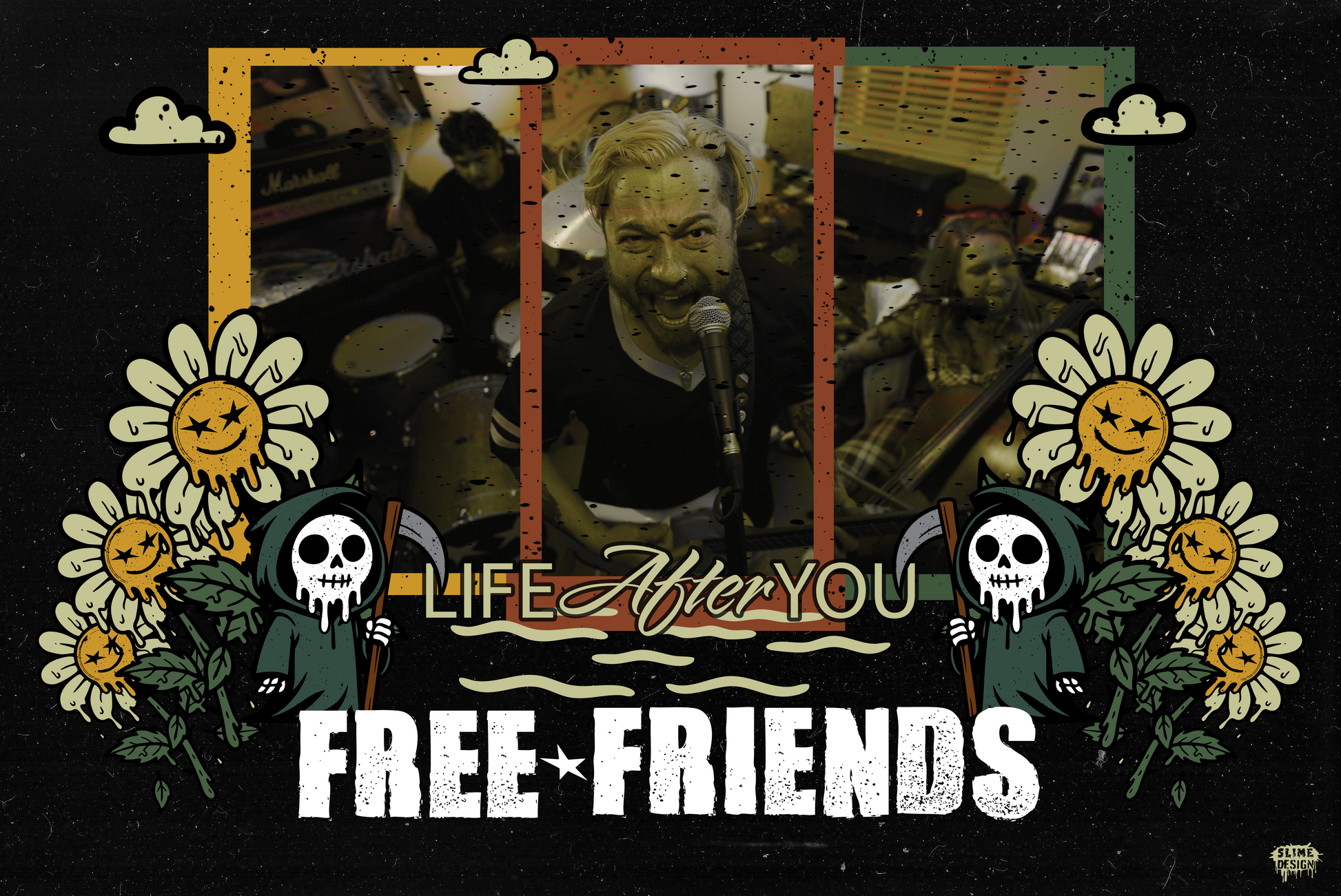Poster → Signed Free Friends Life After You poster with album artwork, limited to 50 pre-orders.